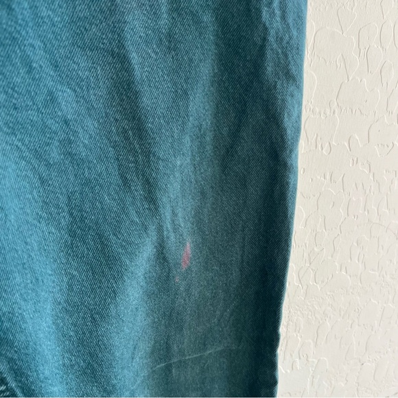 Vintage Levi’s 551 Green/Blue USA Tapered Relaxed Fit Jean - Picture 13 of 15